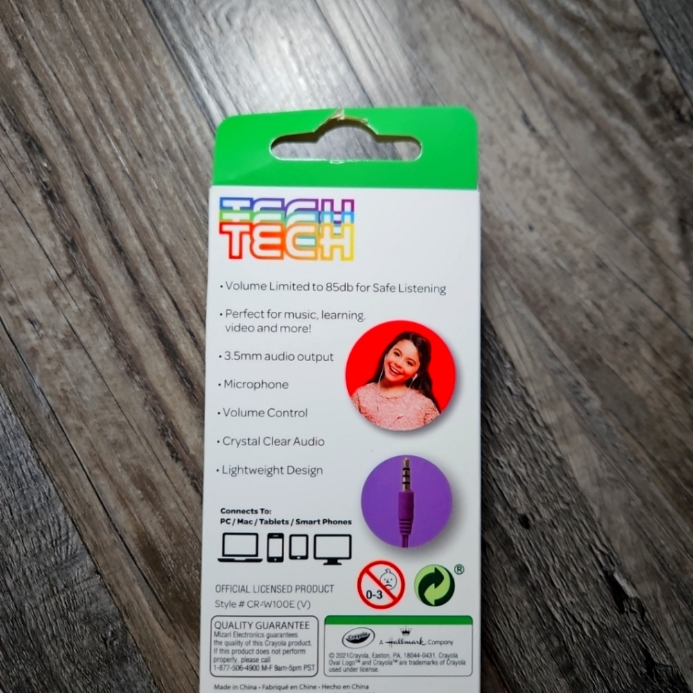 Crayola Tech Wired Earbuds
